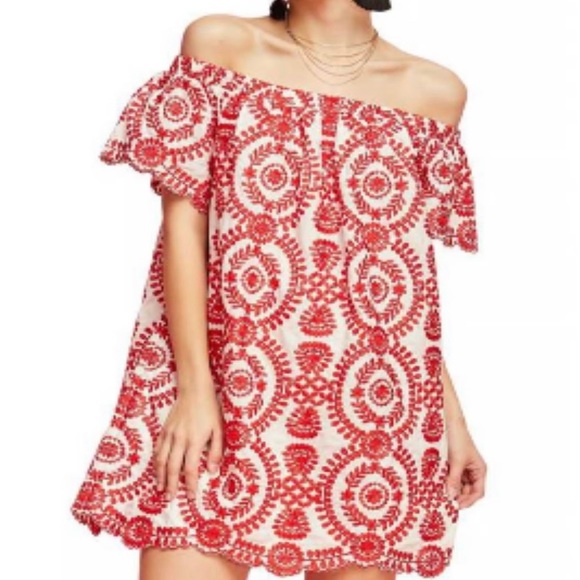 Red and White Romper (no tags but never worn) - Picture 4 of 6